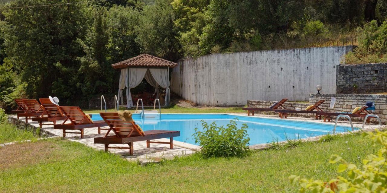 Habitat Villa Corfu Dassia  Luaran gambar