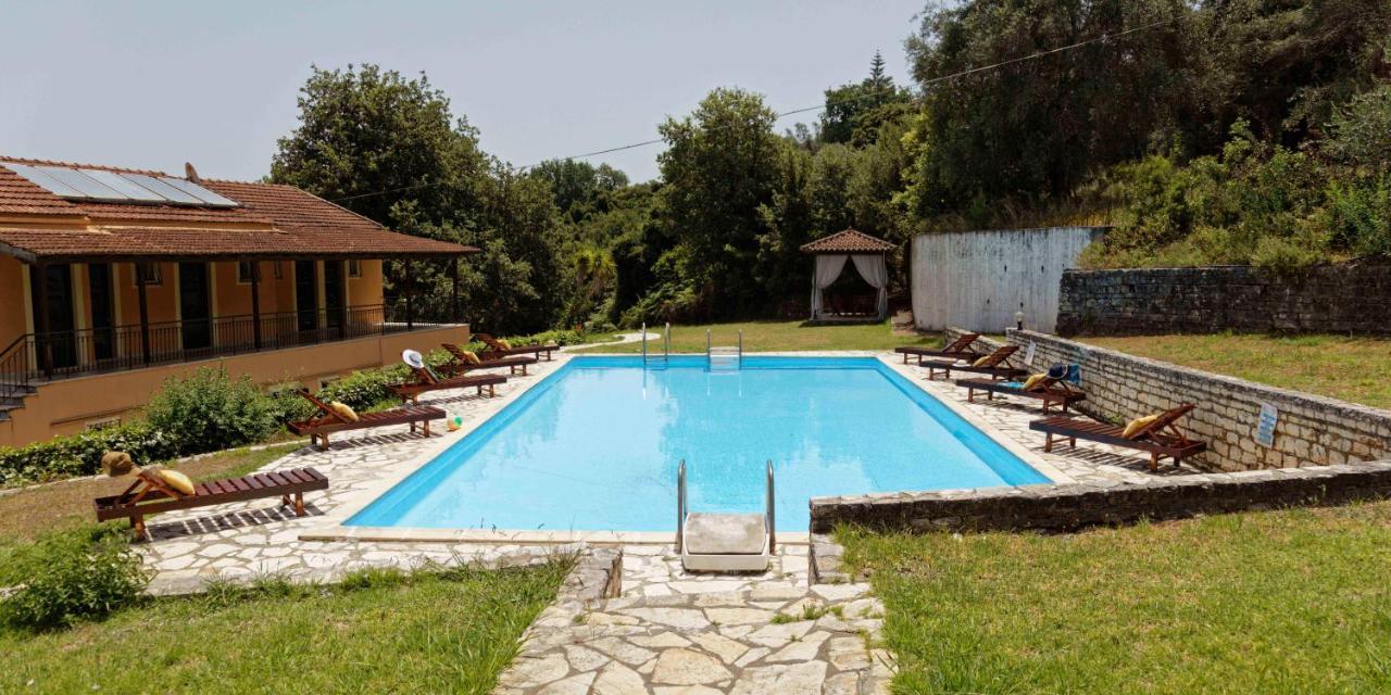 Habitat Villa Corfu Dassia  Luaran gambar
