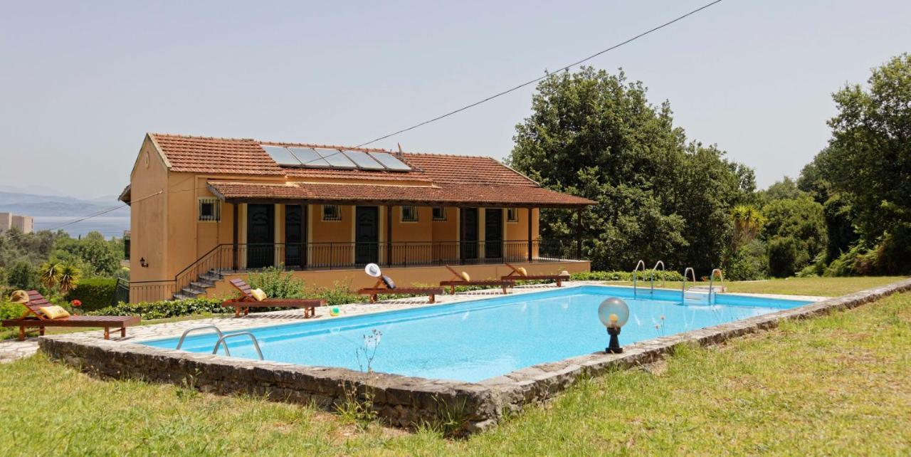 Habitat Villa Corfu Dassia  Luaran gambar